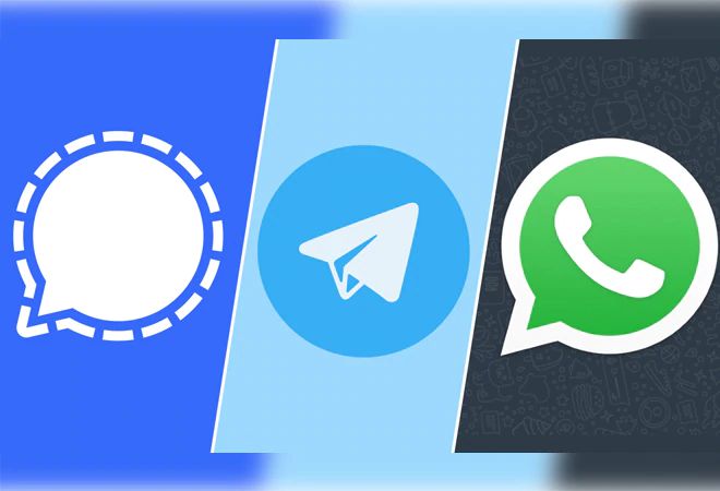 Signal Whatsapp Telegram